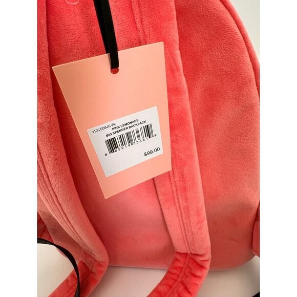 Juicy Couture Women's OS Pink Lemonade Big Spender Backpack NWT - Picture 5 of 5
